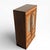 Japanese Antique Refinished Cabinet With Figured Wood Panels and Fabric Inserts For Sale - Image 12 of 17