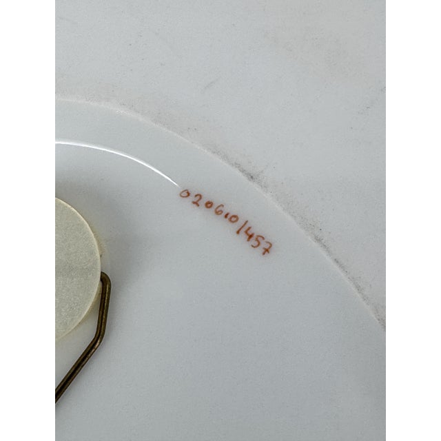 Ceramic Painted Porcelain Plate from Meissen, 1960s For Sale - Image 7 of 10