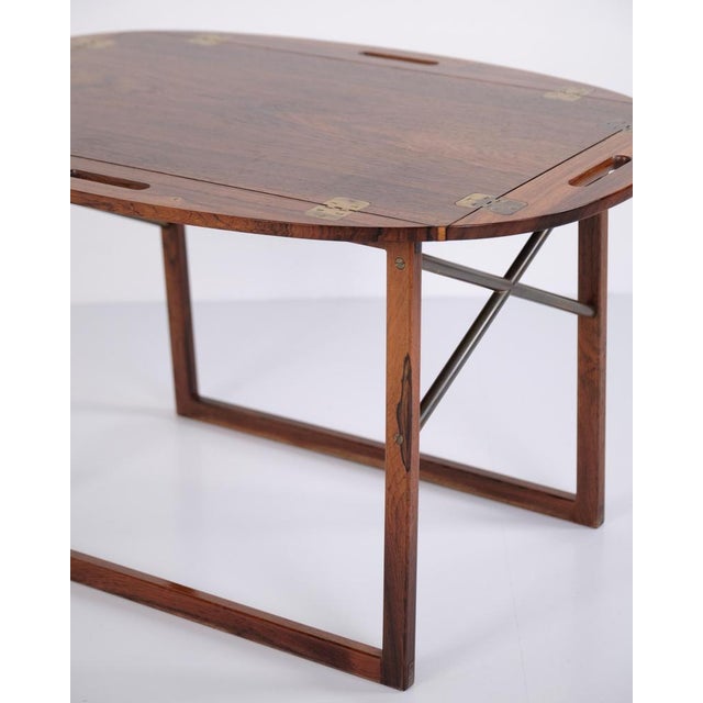 Rosewood Butler Table by Svend Langkilde, 1960s For Sale - Image 3 of 12
