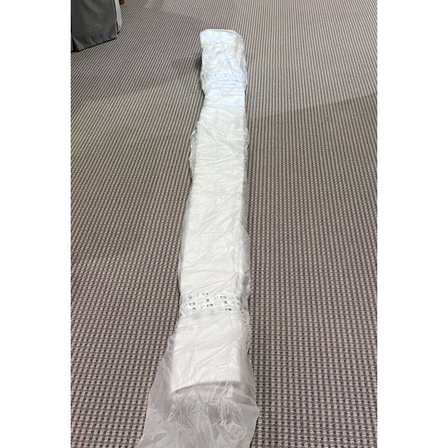 Textile The Shade Store Wool Flannel Drapes in Glacier & Hardware - 7 Piece Set For Sale - Image 7 of 12