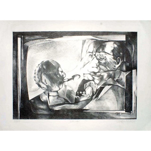 Origina Lithograph on wove paper BFK Rives. Edition of 65 prints, numbered and hand signed in pencil. Published by...