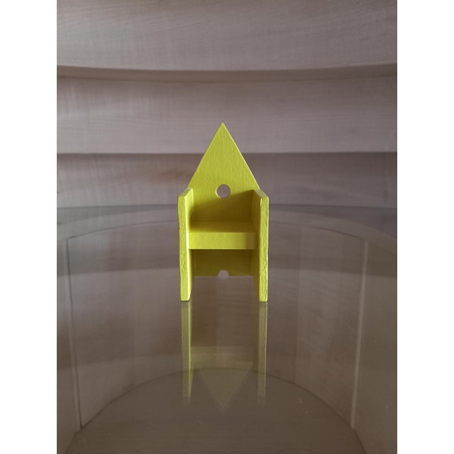 Miniature Lemon Yellow Vescovina by Lanfranco Benvenuti, 1985 In 1985 the Meccani Arredamenti company created the 1:10...