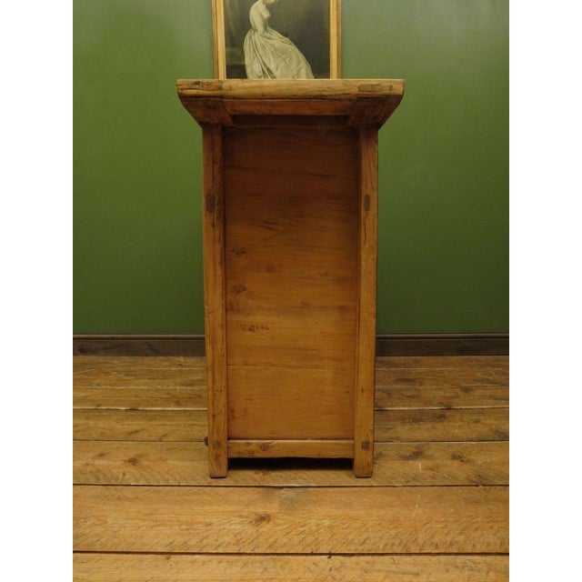 Antique Chinese Bleached Elm Altar Cabinet For Sale - Image 14 of 18
