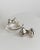 Vintage Bottle Accessories Silver-Plated Bows, Set of 2 For Sale - Image 11 of 11