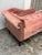 Hollywood Regency Blush Velvet Chaise Lounge For Sale - Image 4 of 12