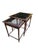 Brown Thomasville Vintage Faux Bamboo Nesting Stacking Tables Hollywood Regency Glass For Sale - Image 8 of 18
