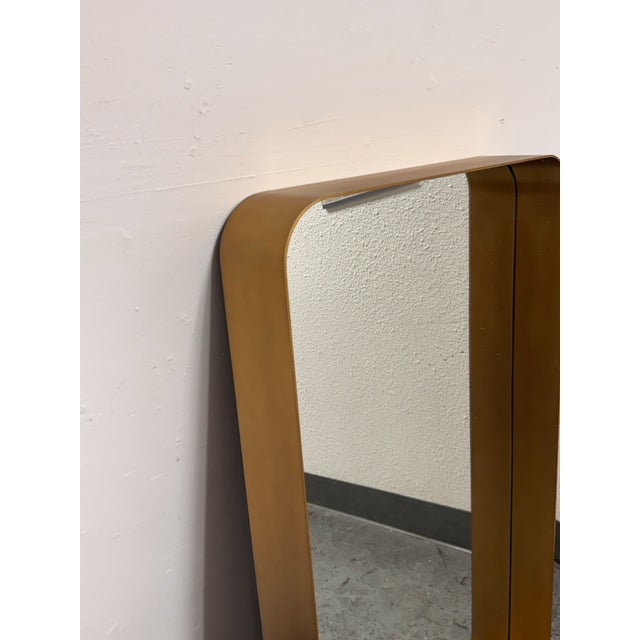 Brass Restoration Hardware Lisette Mirror For Sale - Image 8 of 12