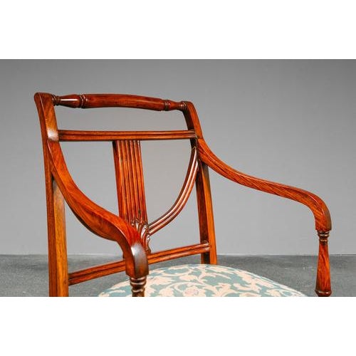 English Style Cocktail Chairs, Set of 4 For Sale - Image 11 of 18