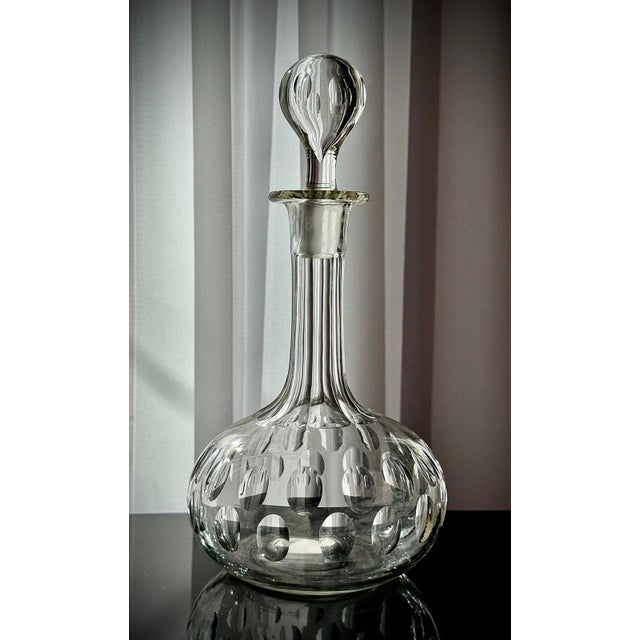 Victorian Shaft and Globe Glass Decanter, England, 1880 For Sale - Image 14 of 16