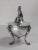 19th Century 19th Century German Hanau 900 Silver Bowl With Figures and Eagle Finial For Sale - Image 5 of 18