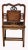 Chocolate Yumu Wood Chinese Chair With Hand-Carved Décor and Lacquered Finish For Sale - Image 8 of 9