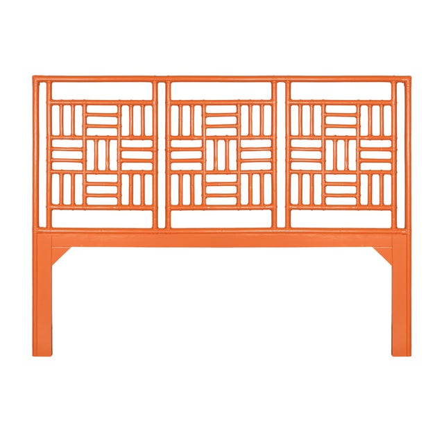 Not Yet Made - Made To Order Finn Standard Bed King - Orange For Sale - Image 5 of 12