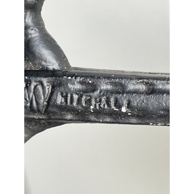 Black 1970's Vintage Cast Aluminum Equestrian Weather Vane For Sale - Image 8 of 12