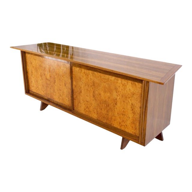 George Nakashima for Widdicomb Long Dresser Credenza Cabinet Burl