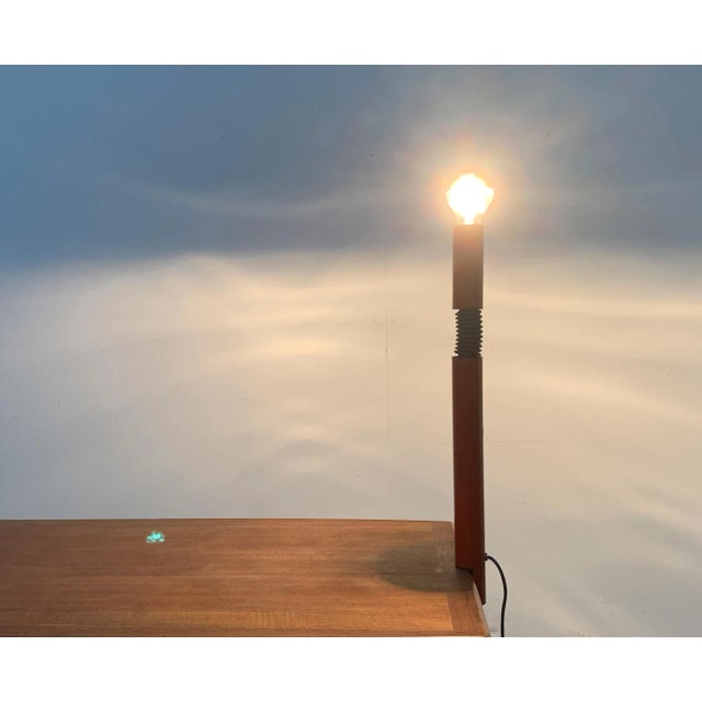 Mid-Century Italian Space Age Periscopio Clamp Table Lamp by Danilo & Corrado Aroldi for Stilnovo For Sale - Image 6 of 18