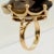 Vintage Modernist 14 Karat Gold and Smoky Quartz Cocktail Ring Size 5 For Sale - Image 12 of 12