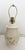 1990s 1990s Belleek "Summer Brior" Basketweave Table Lamp For Sale - Image 5 of 7