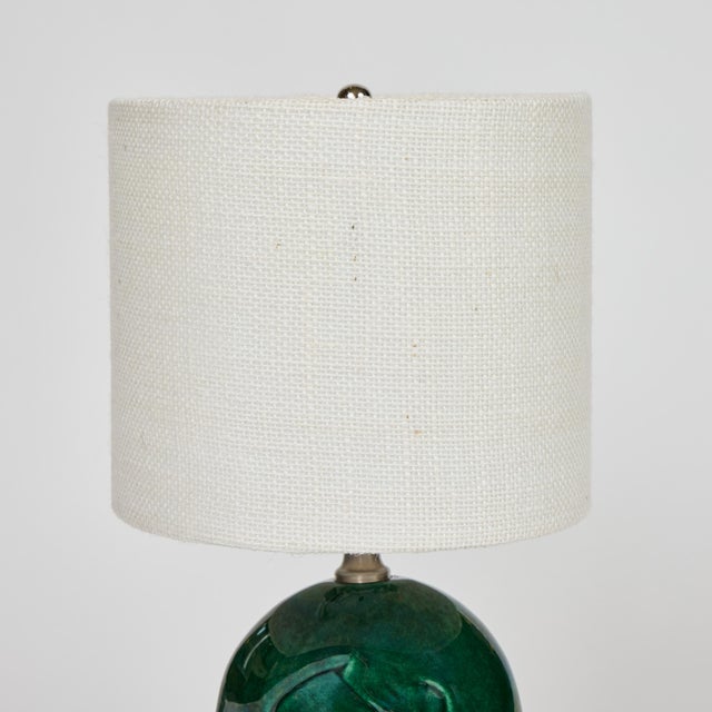 Art Deco Art Deco Ceramic Table Lamps | Pair For Sale - Image 3 of 11