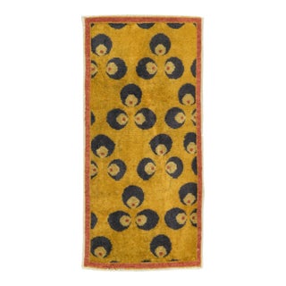 Galerie Shabab Collection Mid-20th Century Turkish Art Deco Throw Rug For Sale