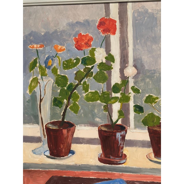 Unknown, Books and Blossoms, 1950s, Oil on Panel, Framed For Sale - Image 11 of 18