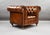 Vintage Chesterfield Club Chairs in Brown Leather, 1930, Set of 2 For Sale - Image 6 of 12