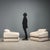 Vintage armchairs from the 1970s, featuring a welcoming design and exceptional comfort. The foam padding has been...
