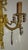 Traditional Vintage Brass and Lead Crystal Wall Lamp from Palwa, 1950s For Sale - Image 3 of 10