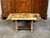 19th Century Italian Coffee Table Made of 19th Century Bleached Oak Base and Later Vellum Top For Sale - Image 5 of 12