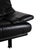 Animal Skin Alanda 3-Seater Sofa in Black Leather by Paolo Piva for B&b Italia / C&b Italia For Sale - Image 7 of 17