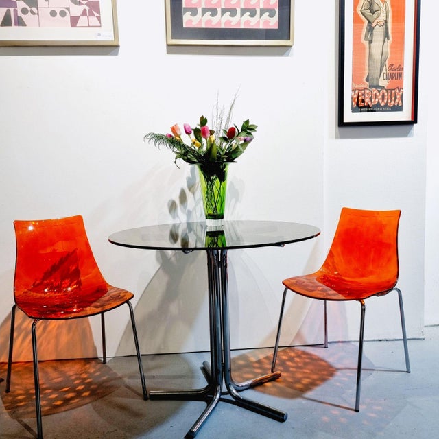 Italian Ice Chairs from Calligaris, 1980s, Set of 5 For Sale - Image 11 of 18