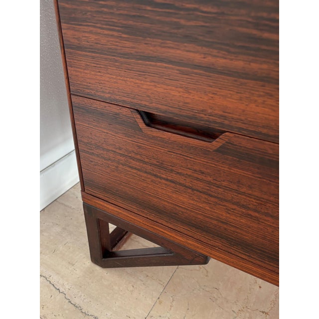 Dark Wood Chest of Drawers from Svend Langkilde, Denmark, 1960s, Set of 2 For Sale - Image 16 of 18