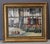 F. Claude, Farmyard with Chickens, 1950s, Oil on Canvas For Sale - Image 10 of 10