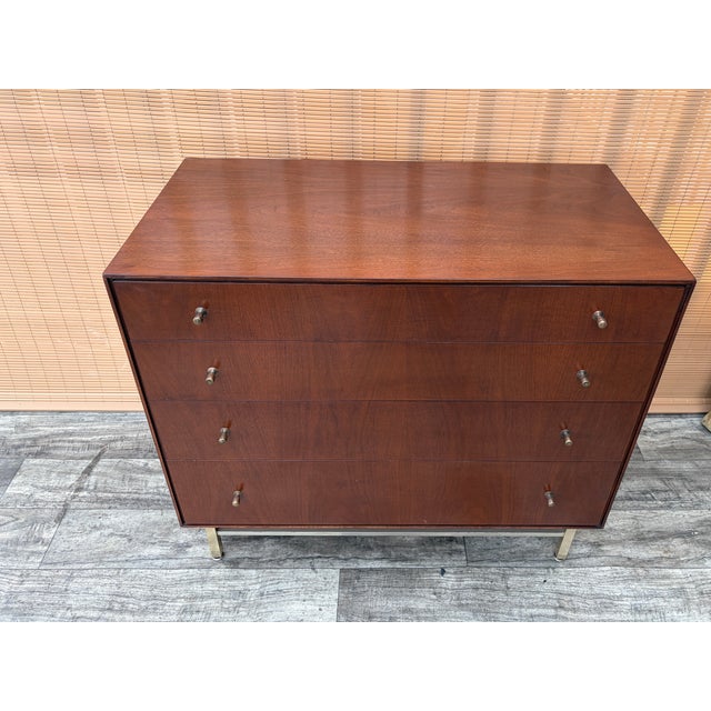 John Stuart Refinished Mid Century Modern Chest of Drawers by John Stuart. Circa 1960s. For Sale - Image 4 of 18