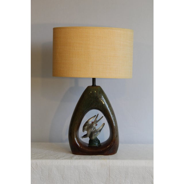 Mid-Century Modern Fifties California Sculptural Table Lamp. For Sale - Image 3 of 8