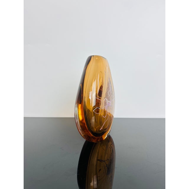 Model 8316 Art Glass Vases & Ashtray Collection by Petr Hora for Škrdlovice, Czechoslovakia, 1983, Set of 3 For Sale - Image 16 of 18