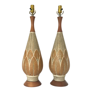 Mid-Century Modern f.a.i.p. Table Lamps - A Pair