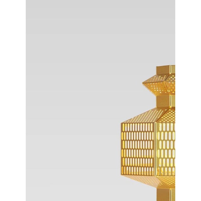 Not Yet Made - Made To Order Golden Ma-Rock T Pe Suspension Lamp by Jaime Hayson for Parachilna For Sale - Image 5 of 10