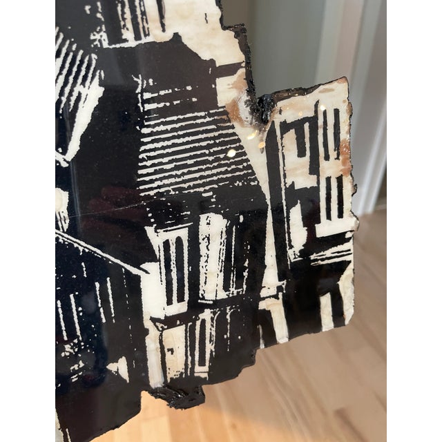 2000s Cityscape Wall Sculpture For Sale - Image 10 of 12