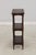 1990s Theodore Alexander 3 Tier Metal Top Stand Table For Sale - Image 5 of 17