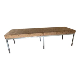 Modern Florence Knoll 3-Seater Bench For Sale