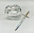 1960s Iconic Steuben “Excalibur” Sword in the Stone Crystal Paperweight With Sterling Silver & 18k Gold Sword Letter Opener For Sale - Image 10 of 10