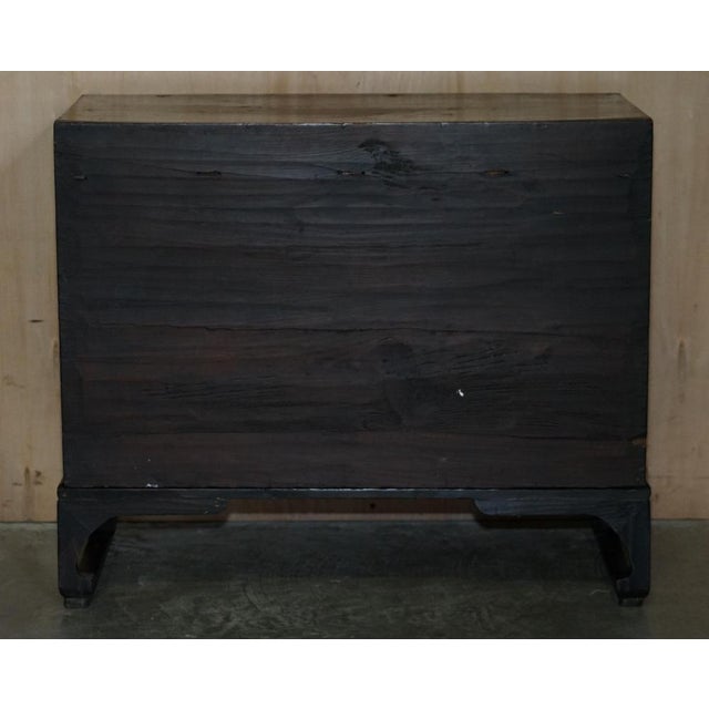 Korean Scholars Side Tables with Drawers, 1950s, Set of 2 For Sale - Image 11 of 18