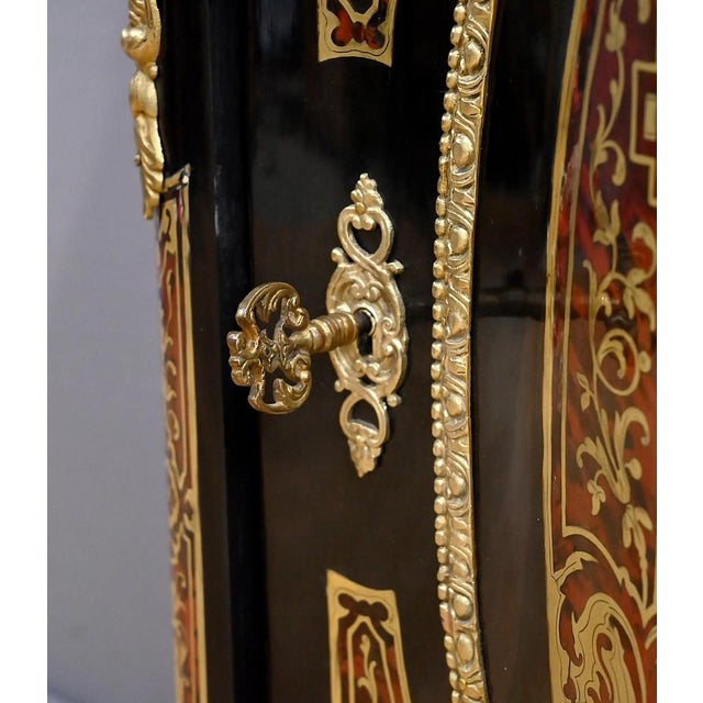 19th Century Napoleon III Boulle Marquetry Console Table from Maison Coignerai For Sale - Image 14 of 18
