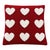 (1) 18”x18” New With Tags Pottery Barn Red Heart Jacquard Knit Pillow Cover For Sale In Sacramento - Image 6 of 10