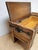 Wood Brutalist Oak Hall Chest Bench with Black Iron Hardware, 1960s For Sale - Image 7 of 13