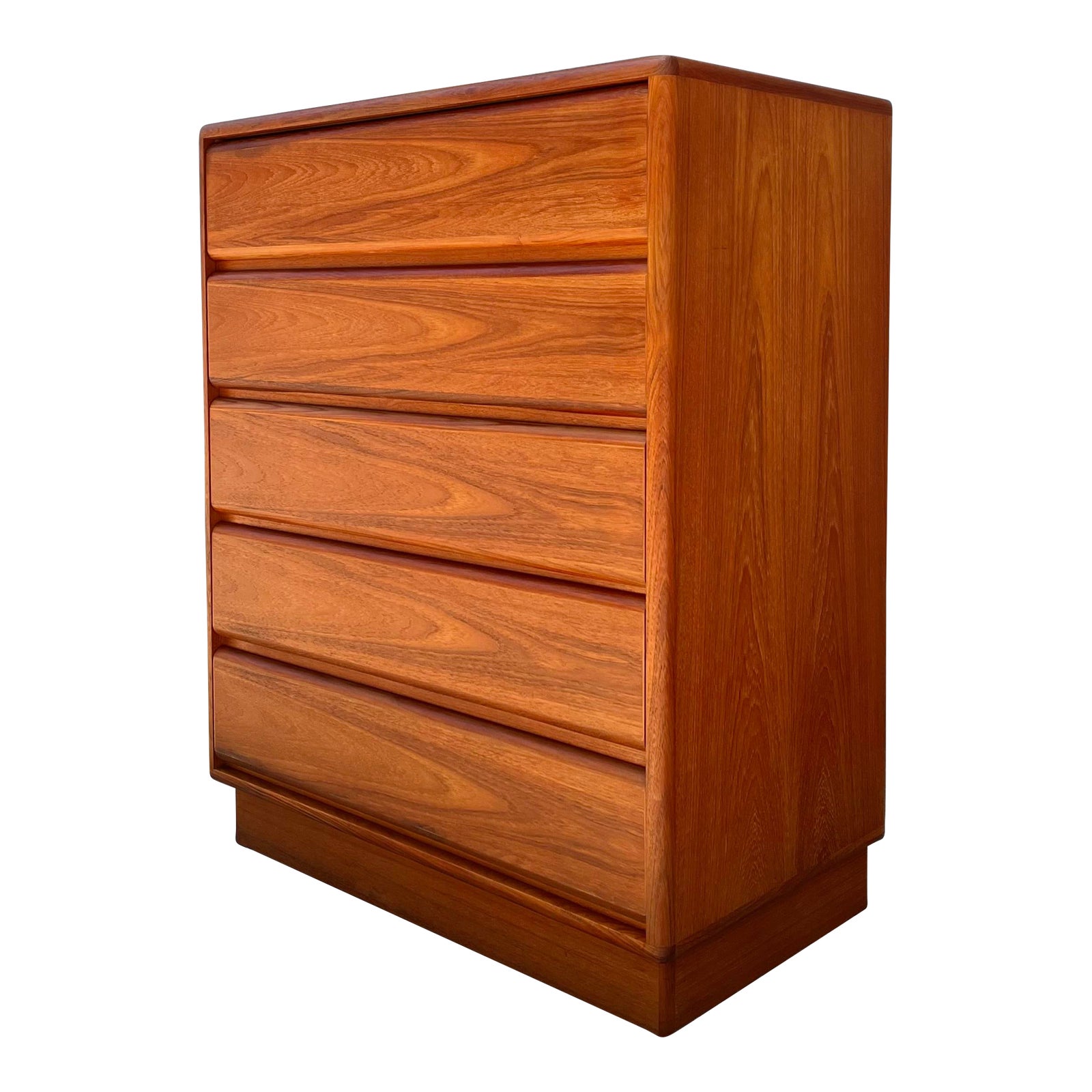 Teak Highboy Dresser or Chest of Drawers by Mobican of Canada Chairish
