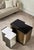 Contemporary Ludie Irregular Shape Side Table with Marble Top For Sale - Image 3 of 6