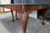Brown 1920s Antique Romweber English Chippendale Georgian Mahogany Extendable Dining Table For Sale - Image 8 of 12