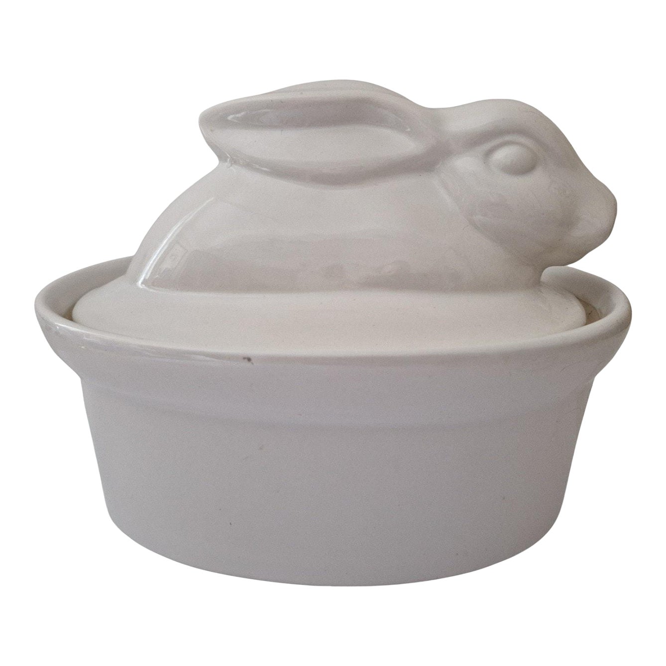 Circa 1960 French Porcelain Bunny Rabbit Tureen Chairish