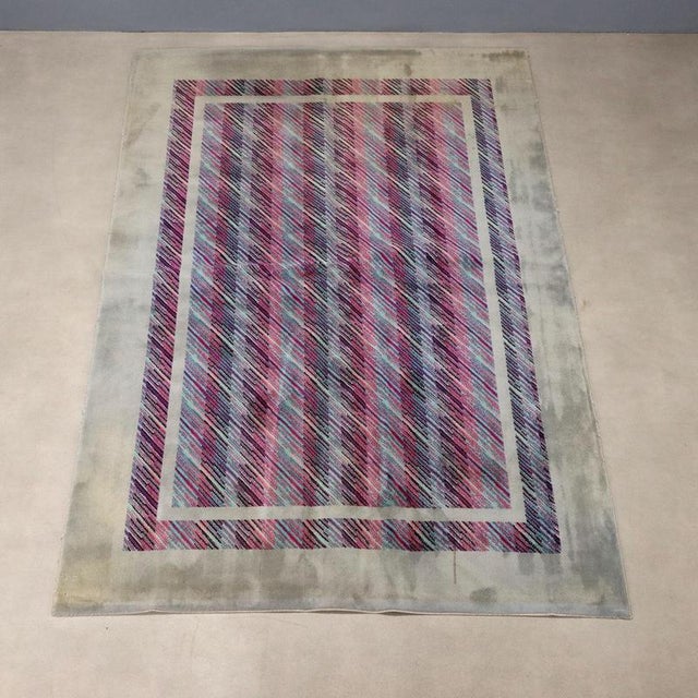 Vintage Missoni Design Rug For Sale - Image 3 of 9